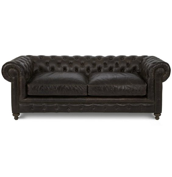 Klassische Leder Polster Couch Chesterfield England Sitz Luxus