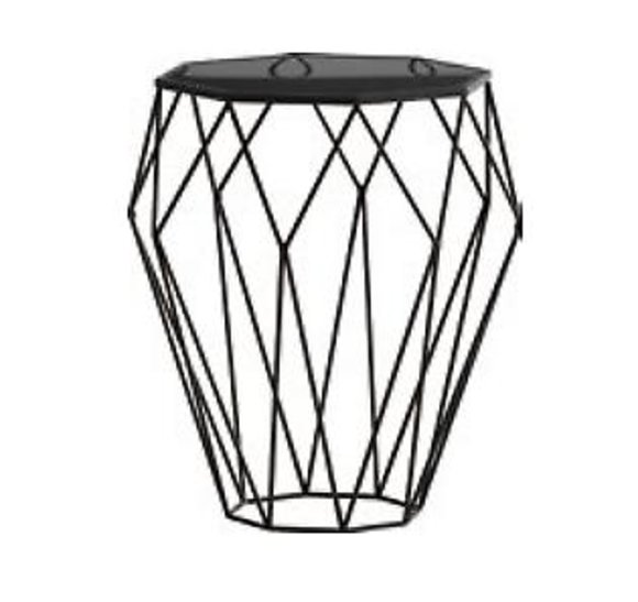 Luxus Metall Edelstahl Glas Rund Beistelltisch Designer Wohnzimmer