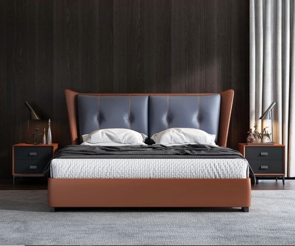 Italienische Schlafzimmer Betten Stil Möbel designer Bett + 2 Nachttische