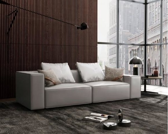 Design Sofa 3 Sitzer Wohnzimmer Couch Couchen Polster Sofas Neu XXL
