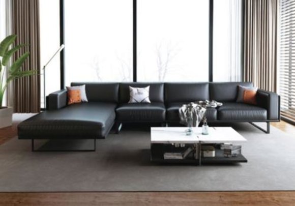 Ecksofa Polster Garnitur Dekor Wohnlandschaft L Form Designer Sofa Couch