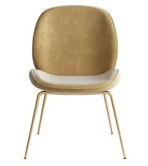 Stuhl 1x Luxus Design Polster Designer Stühle Sitz Lehn Büro Esszimmer
