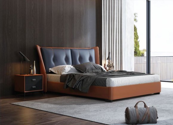 Italienische Designer Möbel Bett Doppel Schlazimmer 180x200cm Neu