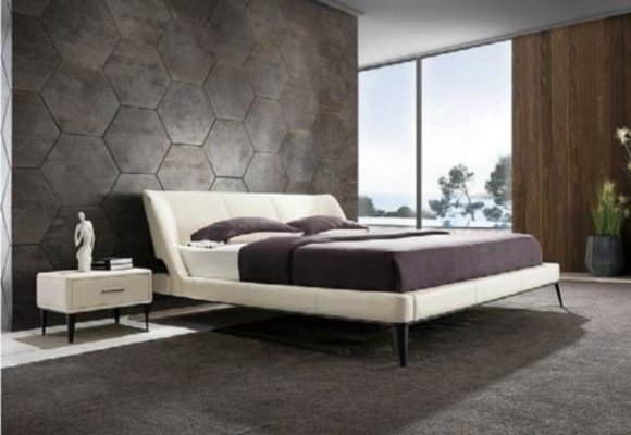 Designer Holz Bett Edles Möbel Doppel Betten Neu Schlafzimmer Polster