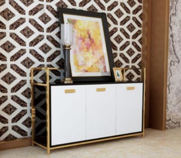 Design Kommode Schrank Luxus Edelstahl Kommoden Schrank Dekorative Regal