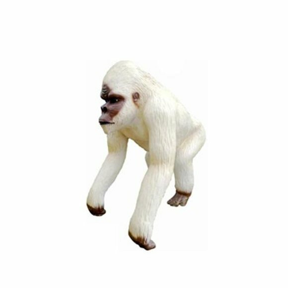 affe figur abstrakte figuren statuen moderne silber bemalt neu 70cm statue