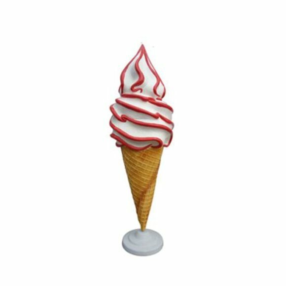 Ice Cream Figur Statue Aufsteller Eisdiele Hase Gastronomie Statuen