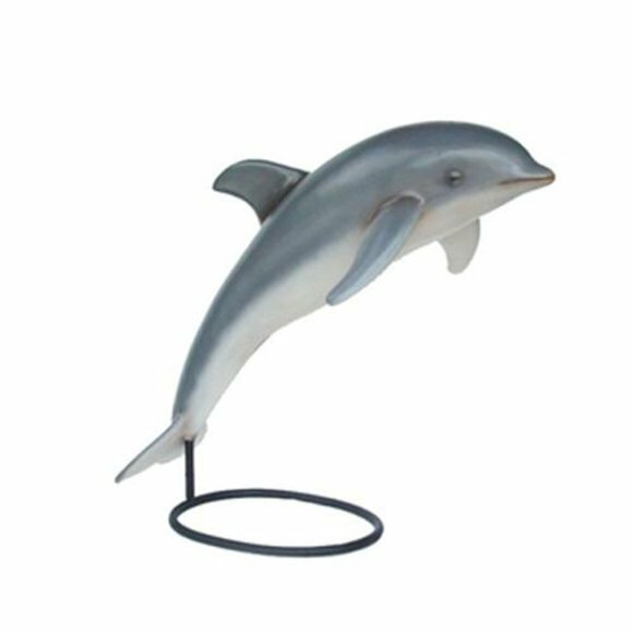 Delphin Dekorative Statue Garten Figuren Statuen 172cm Lebensgroß
