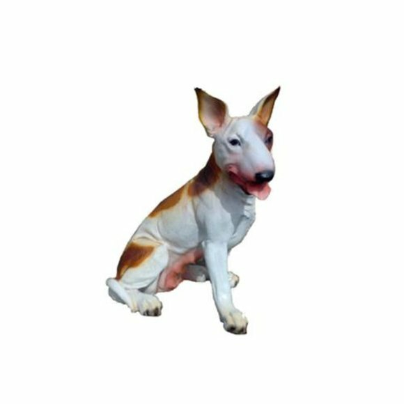 Hund Dekorative Statue Garten Figuren Statuen 47cm Lebensgroß Figur