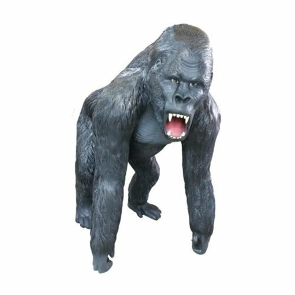 Gorilla Dekorative Statue Garten Figuren Statuen 130cm Lebensgroß