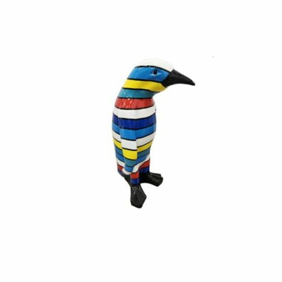 pinguin figur statuen abstrakte figuren statue moderne bunt bemalt neu