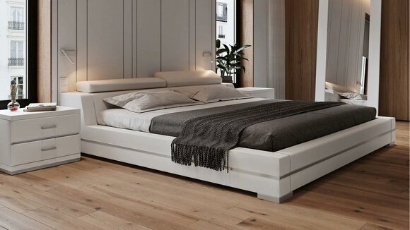 Bett Polster Design Luxus Doppel Hotel Betten Ehe 180x200cm Deko Schlaf