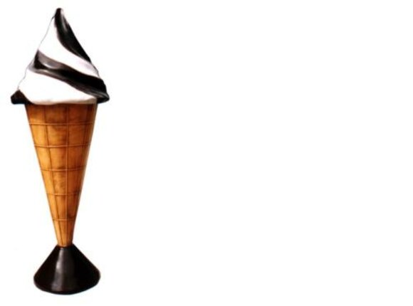 Design Eisdiele Eis Figur Statue Skulptur Skulpturen Figuren Deko Massiv