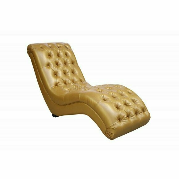 Chesterfield Chaiselongues Sofa Liege Chaise Club Deko Relax Liegen Leder