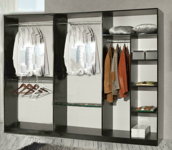 Klassischer Modern Stil Kleiderschrank Schrank Holz Garderobe Schränke