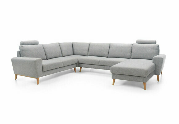 Ecksofa U-form Schlaffunktion Wohnlandschaft Sofa Couch Sofas Couchen