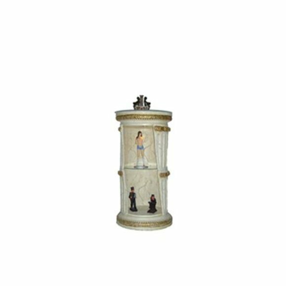 Halbe Vase Regal Beleuchtet 120cm Skulptur Vasen Figur Antik Stil (C57)