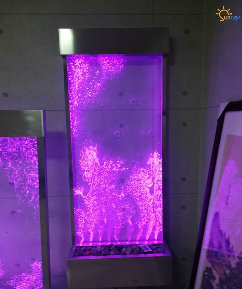 Trennwand Regal Schrank Wasserwand Säule Dekorative Wände Waterwall LED
