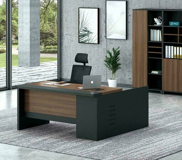 Eckschreibtisch Home Office Tisch groß Chef Tische Schreibtisch Möbel