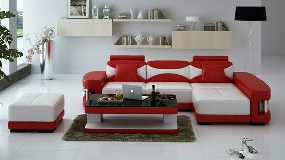 Eckcouch Eckgarnitur Wohnlandschaft L Form Sofa Ecksofa Couch Garnitur
