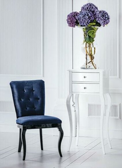 Stuhl Sessel Lehn Sitz Polster Designer Stühle Chesterfield Textil Hochglanz