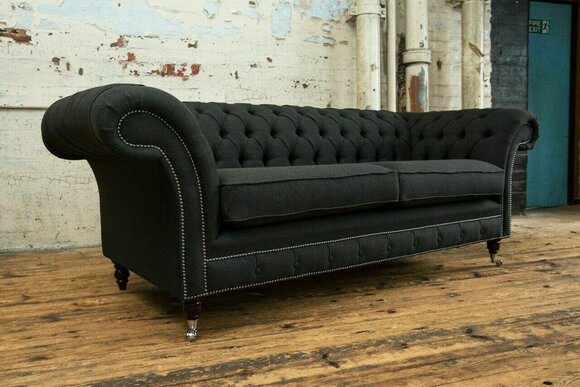 Sofa Couch 3 Sitzer Design Couch Polster Textil Modern Schlafsofa Dreisitzer Neu