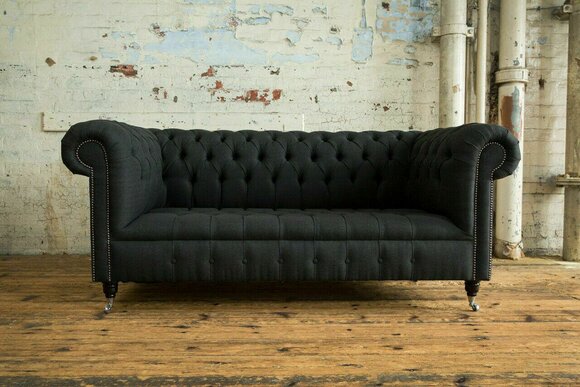 3 Sitzer Chesterfield Polster Sofas Design Luxus Couch Sofa Samt Couchen