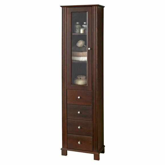 Hochwertiger Badezimmer Schrank Hochschrank Dekorative Holz Badmöbel Luxus