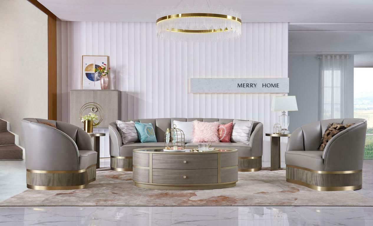 Design Einrichtung Möbel Sofagarnitur 3+2 Sitzer Couch Polster Set