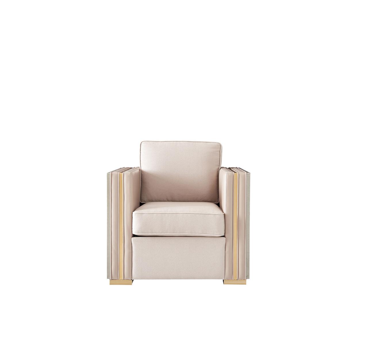 Designer Wohnzimmer Einrichtung Sessel Einsitzer Polster Sofa Couch