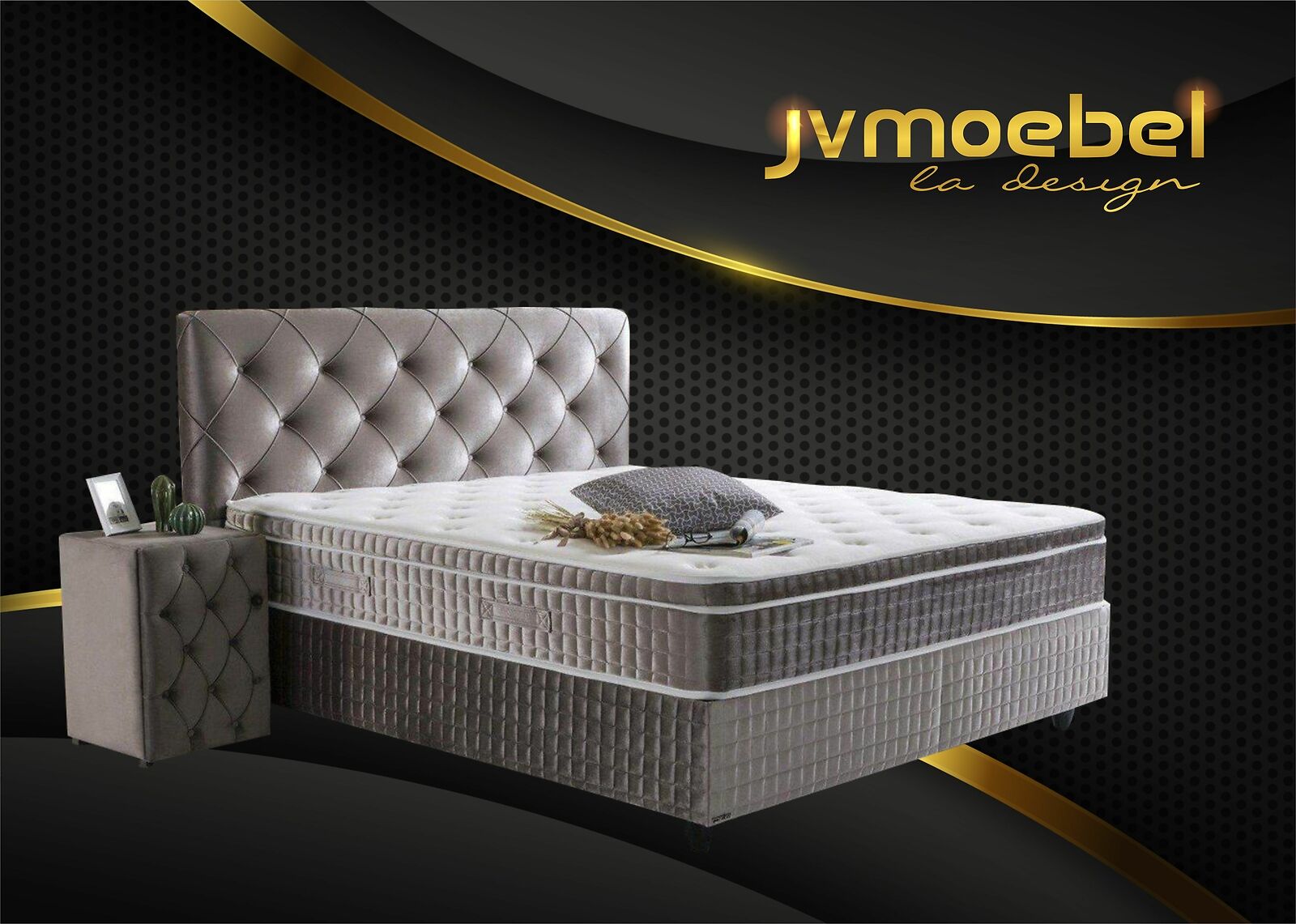 Möbel Luxus Modern Betten Polster Chesterfield Betten Schlafzimmer