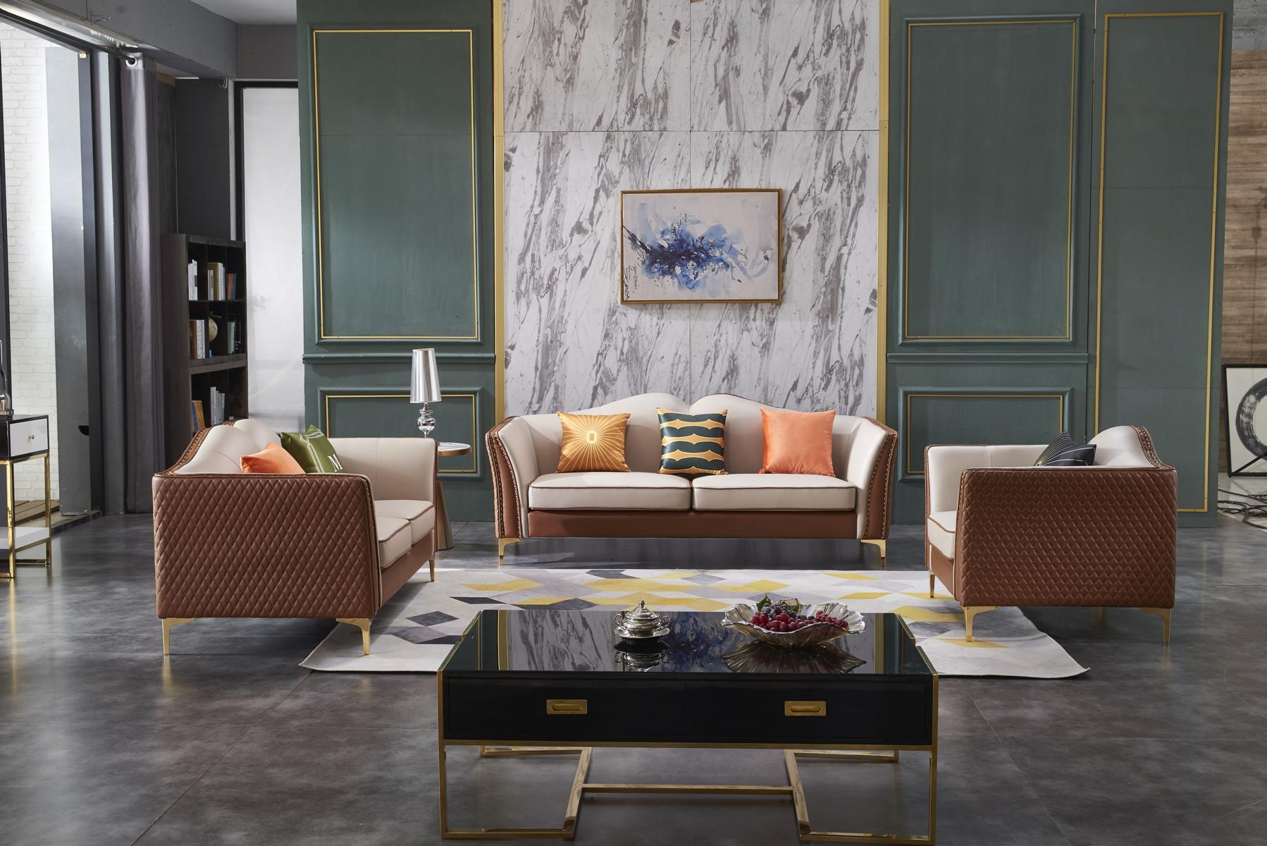 Sofagarnitur 3+1 Sitzer Klassischer Couchen Wohnlandschaft Sofas Polster