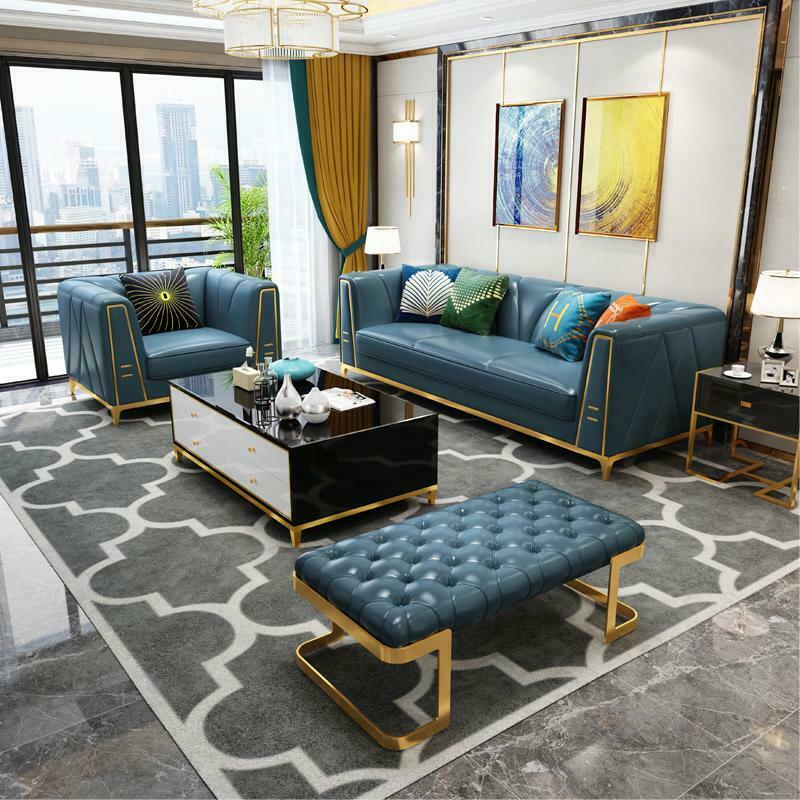 Chesterfield Exklusive Design Möbel 31 Sitzer Hocker Couch Polster Garnitur