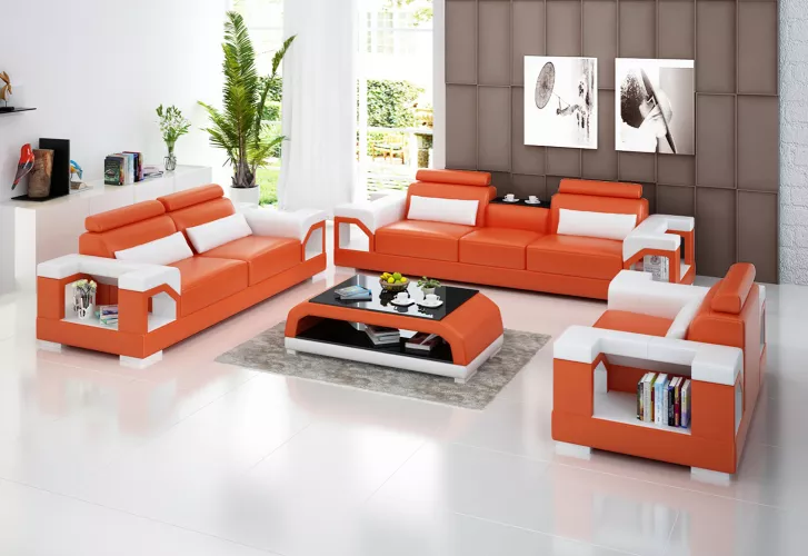Sofagarnitur 321 Sitzer Set Design Sofa Polster Couchen Couch Moderner Couchtsch