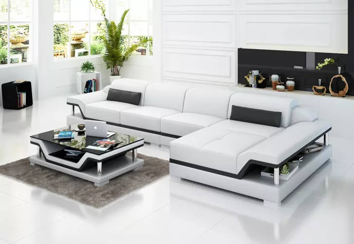 Wohnlandschaft Ecksofa Couch Garnitur Polster Designer Couchen Sofas 2tlg Set
