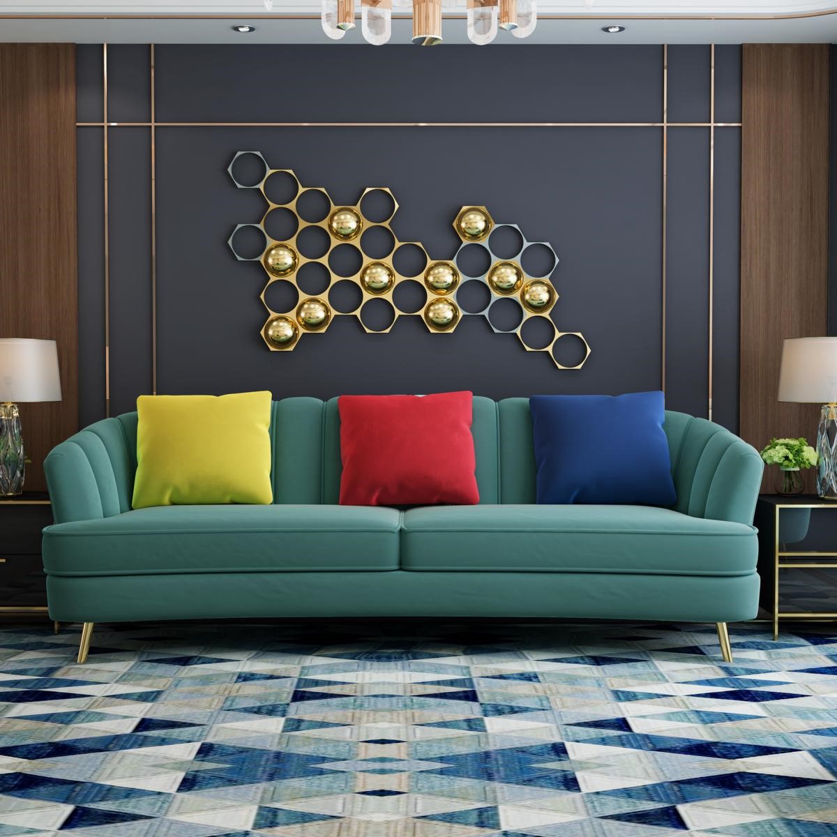Couch Samt Textil Wohnzimmer Sofa Couchen Klassische Dreisitzer xl Polster