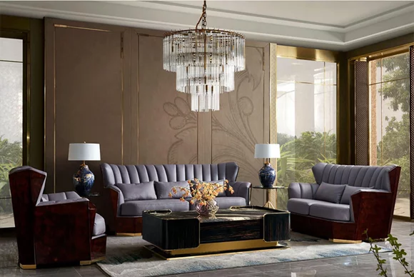 Sofagarnitur 321 Sitzer Set Design Sofa Polster Couchen Couch Modern