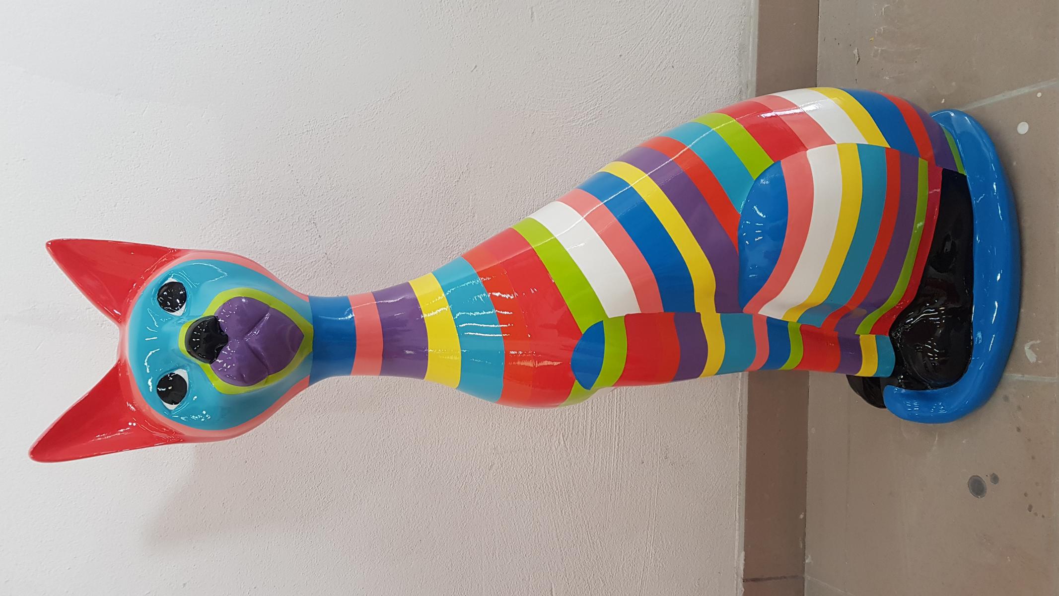 Designer Abstrakte Figur Moderne Figuren Dekoration Katze Skulpturen