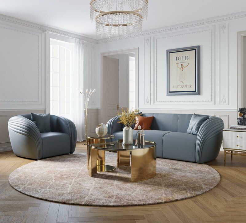 Sofagarnitur 3+1 Sitzer Set Design Sofa Polster Couchen Couch Modern Luxus Neu