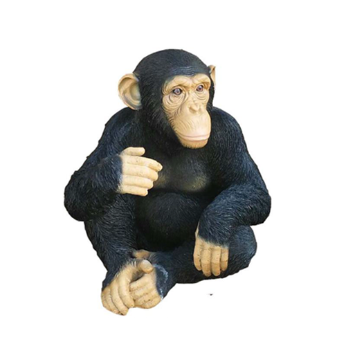 Garten Dekoration Zoo Affee Statue Deko Figur Skulptur Statuen Figuren