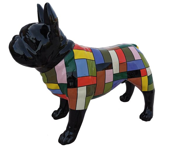 Designer Figur Hund Statue Moderne Figuren Dekoration Hund Garten Skulptur Skulpturen