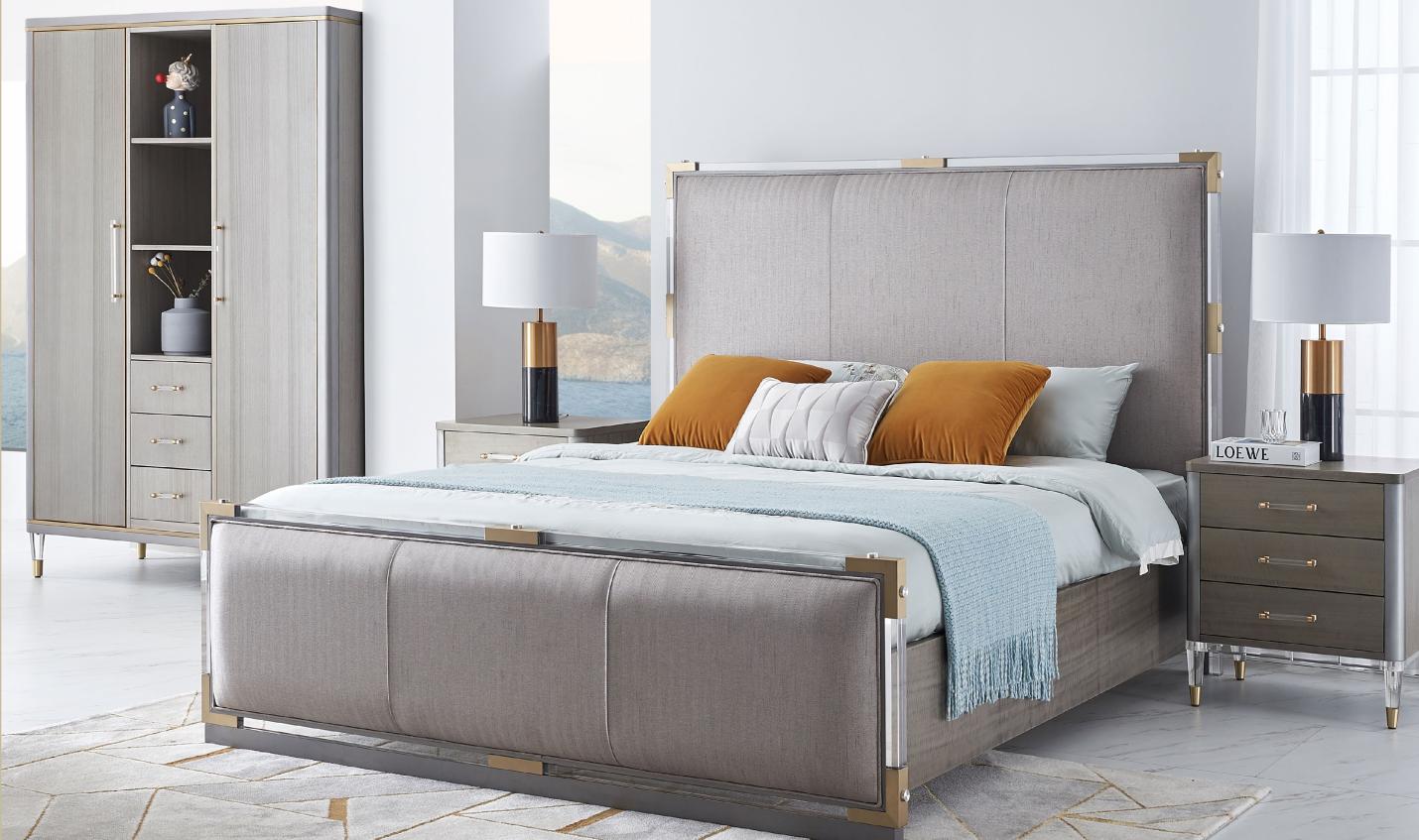 Design Polsterbett Bett Betten Doppel Ehe Modernes 180x200cm Luxus
