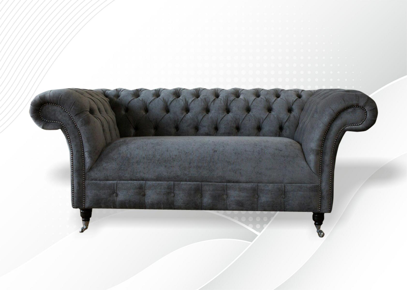 Chesterfield Sofa 2 Sitzer Wohnzimmer Couch Couchen Polster Sofas xl