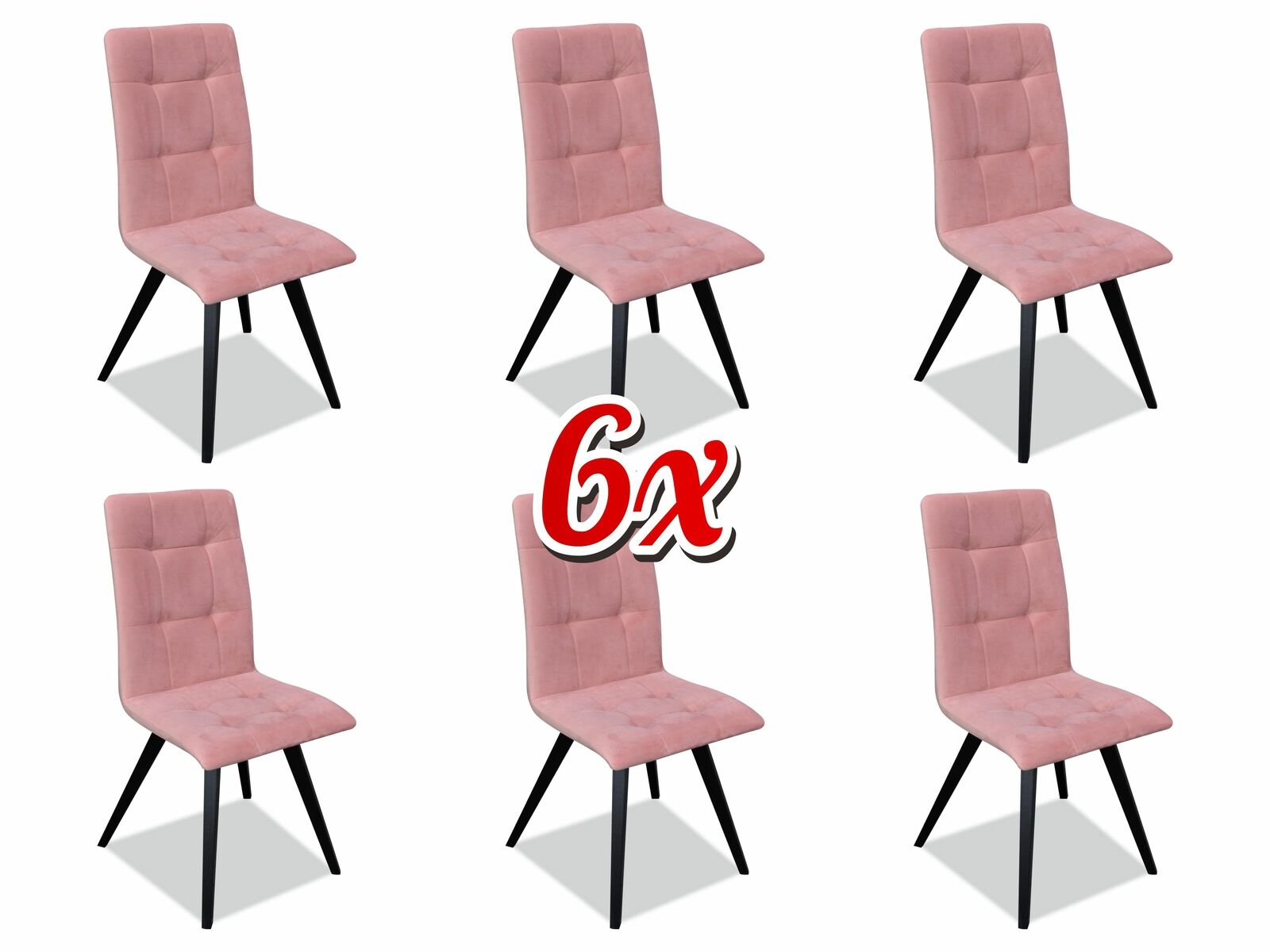 Gruppe Sessel Italienische Luxus Möbel Garnitur Esszimmer Stuhl Set 6x Stühle