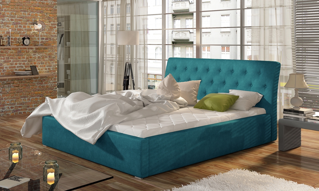 Polsterbett Betten Bett Hotel Polster Designer Doppel Deko Luxus Design