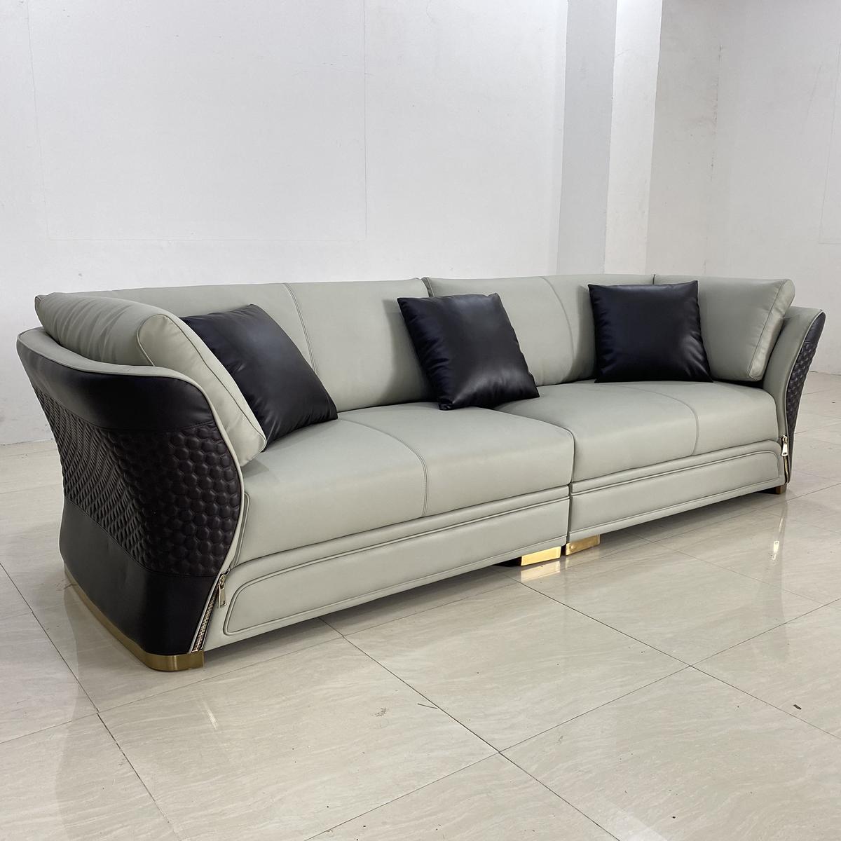 Couch Polster Design Sofa Moderne 4er Sitz Sofas Wohn Zimmer Deko Möbel