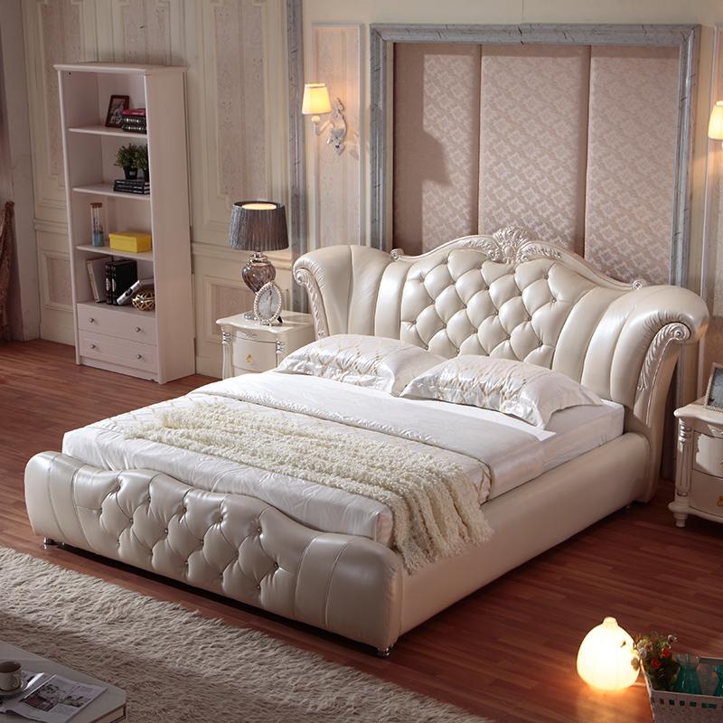Design Chesterfield Bett Textil Samt Polster Hotel Leder Betten Schlafzimmer