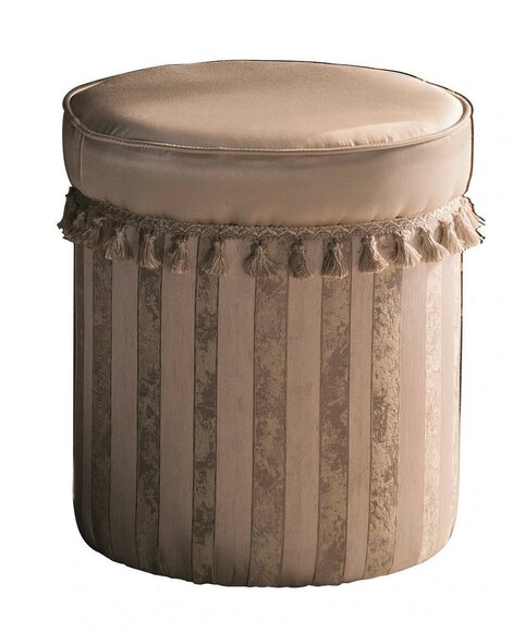 Design Hocker Design Polster Ottomane Fußhocker Sitz Textil Chaise Lounge Pufa