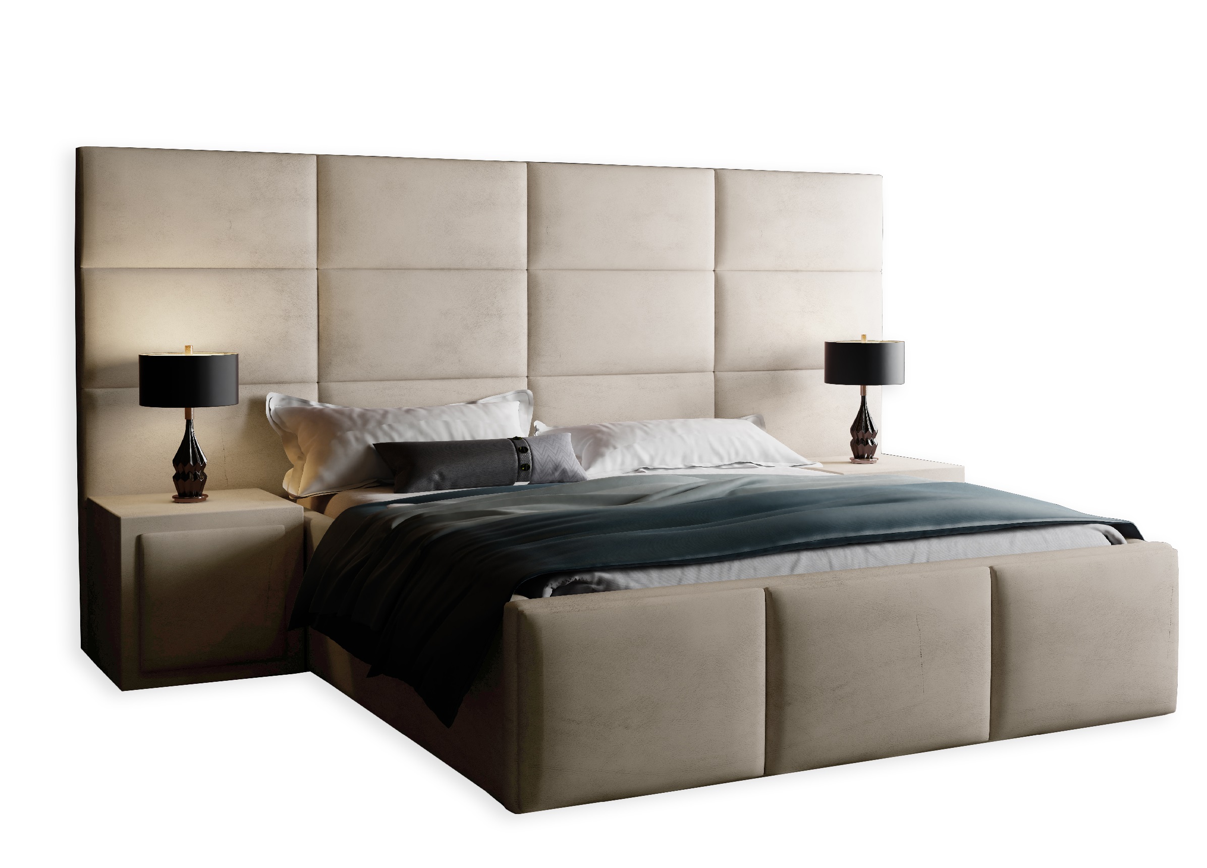 Boxspring Design Bett Betten Ehe Matratze Schlaf Zimmer Luxus Hotel