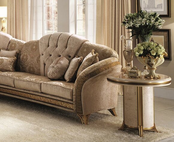 Klassischer Luxus Designer Couchtisch Sofa Wohnzimmer Tisch Beistell Tische Holz